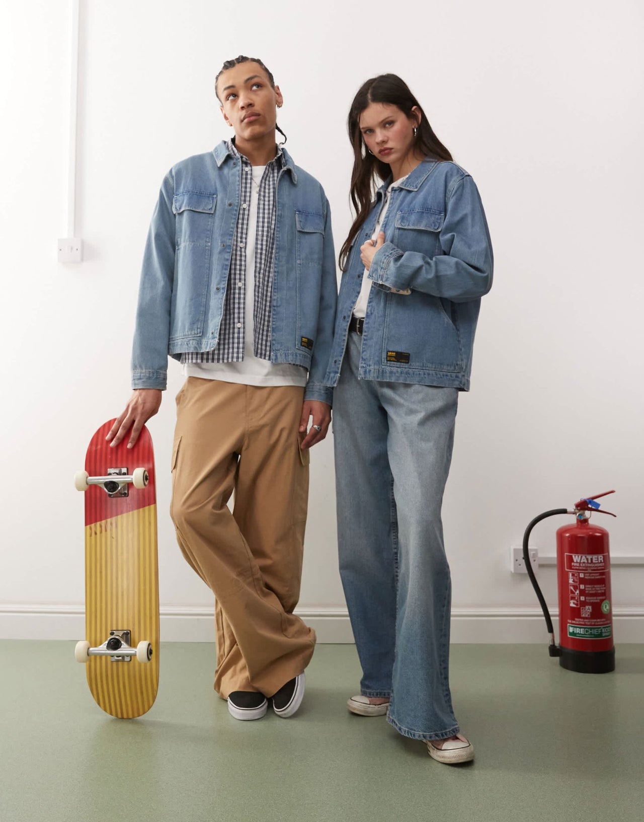 Vans mcavoy denim station jacket in washed blue - ASOS Sample Sale EU Store
