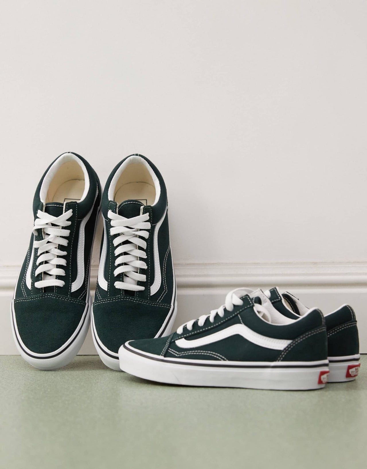 Vans Old Skool colour theory trainers in dark green - ASOS Sample Sale EU Store
