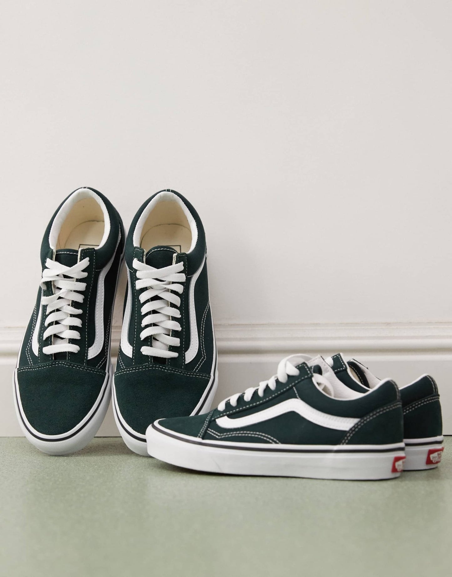 Vans Old Skool colour theory trainers in dark green - ASOS Sample Sale EU Store