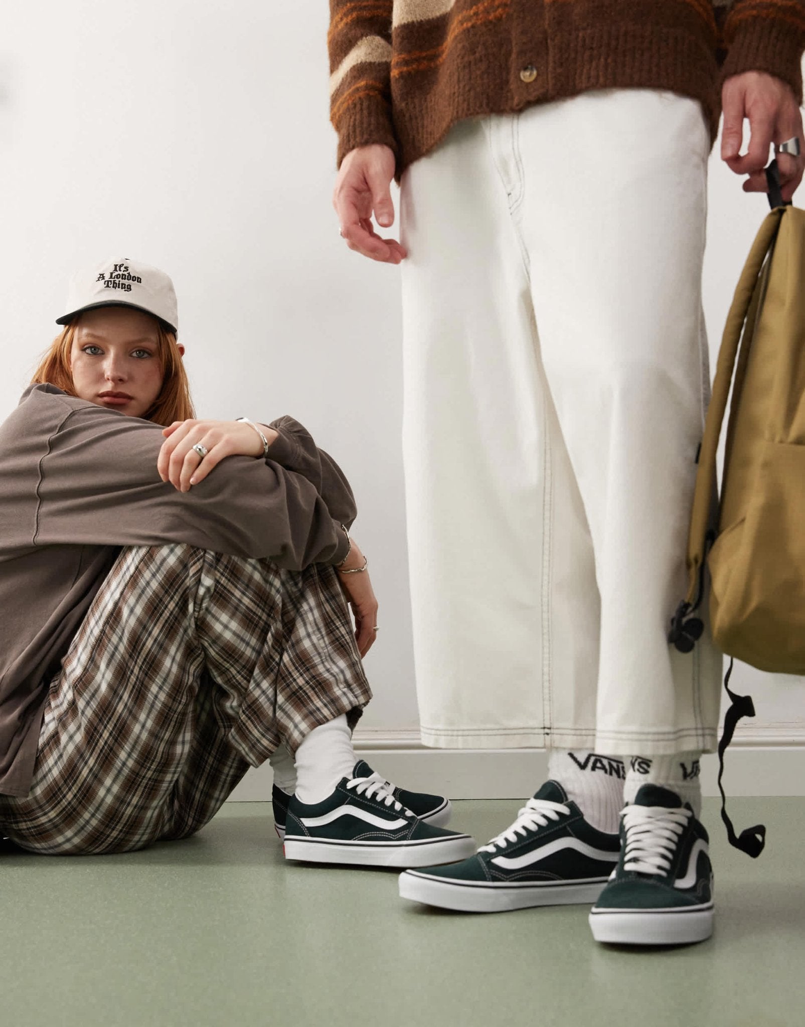 Vans Old Skool colour theory trainers in dark green - ASOS Sample Sale EU Store