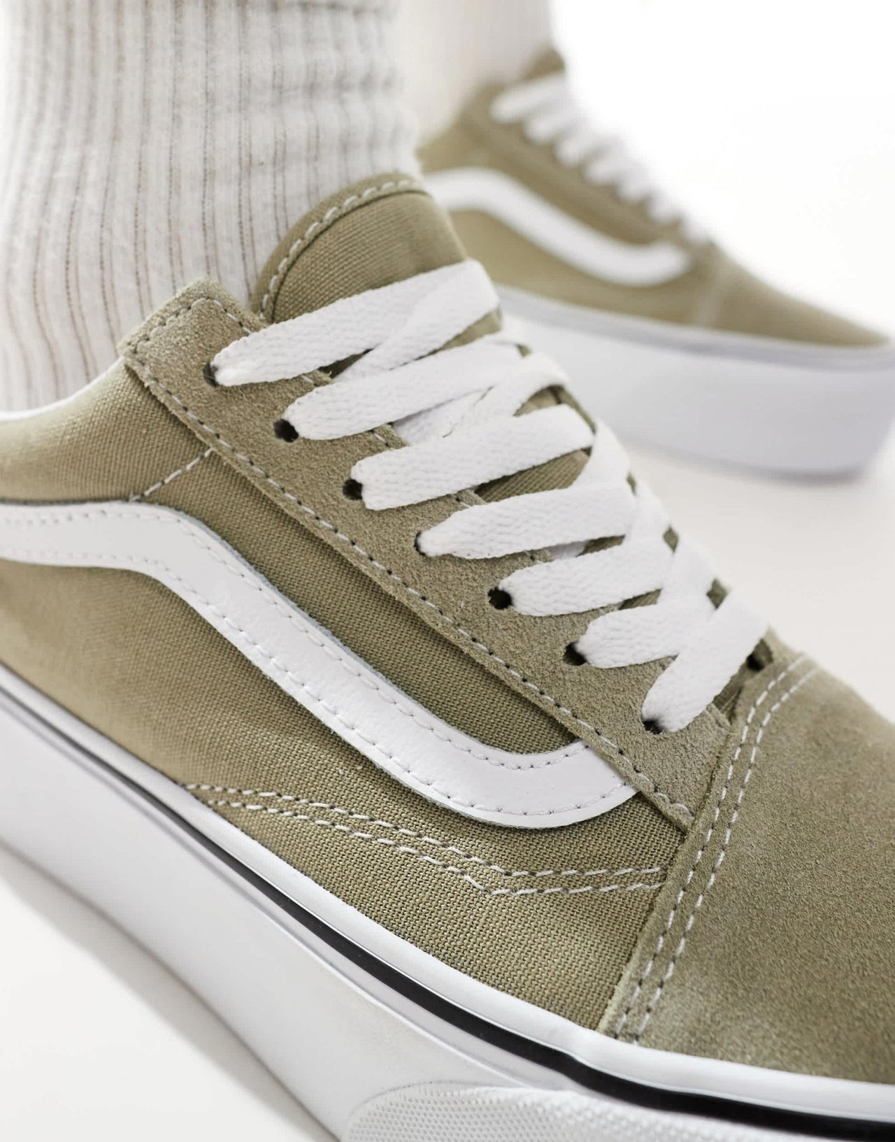 Vans old skool stackform trainers in light tan - ASOS Sample Sale EU Store