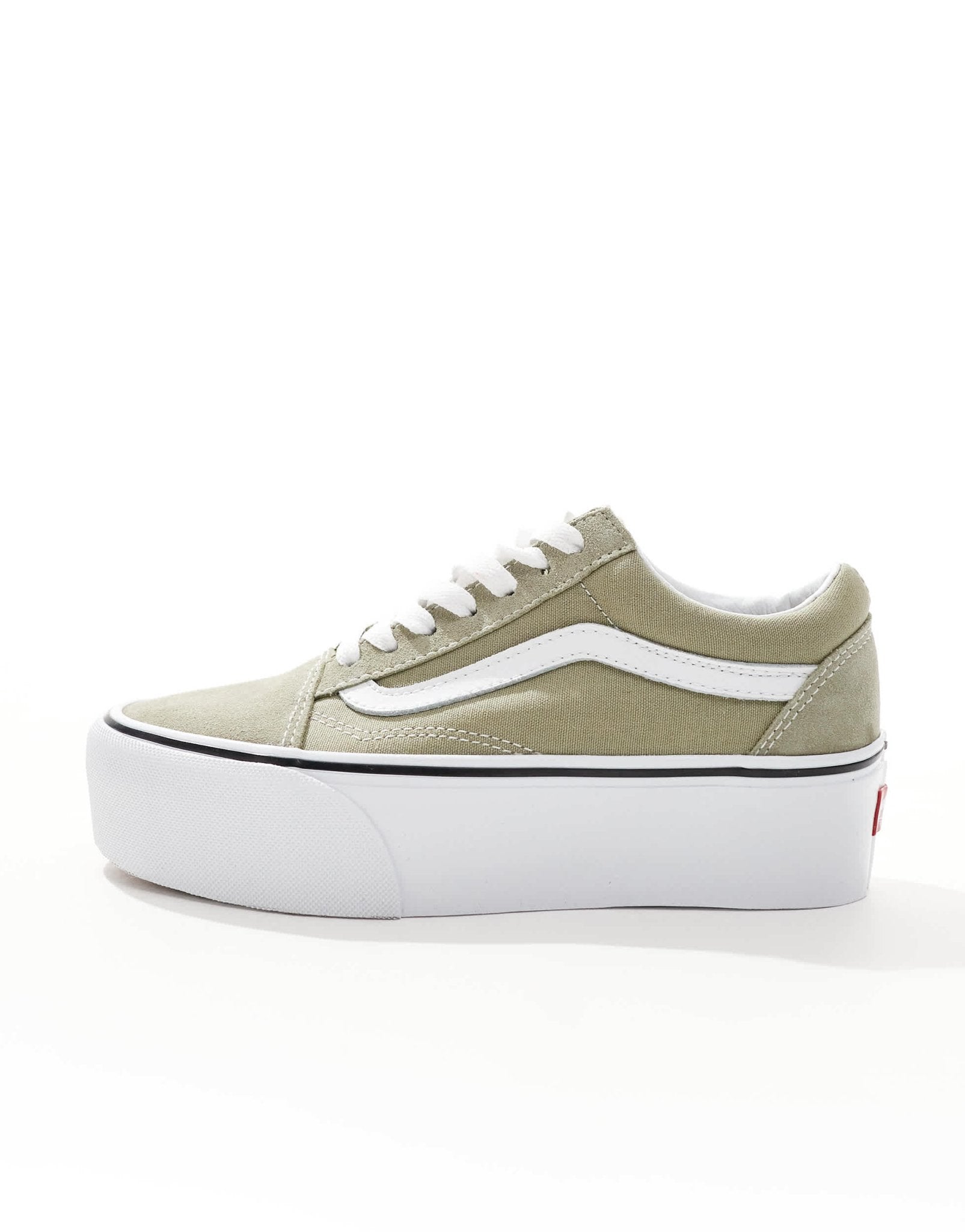 Vans old skool stackform trainers in light tan - ASOS Sample Sale EU Store