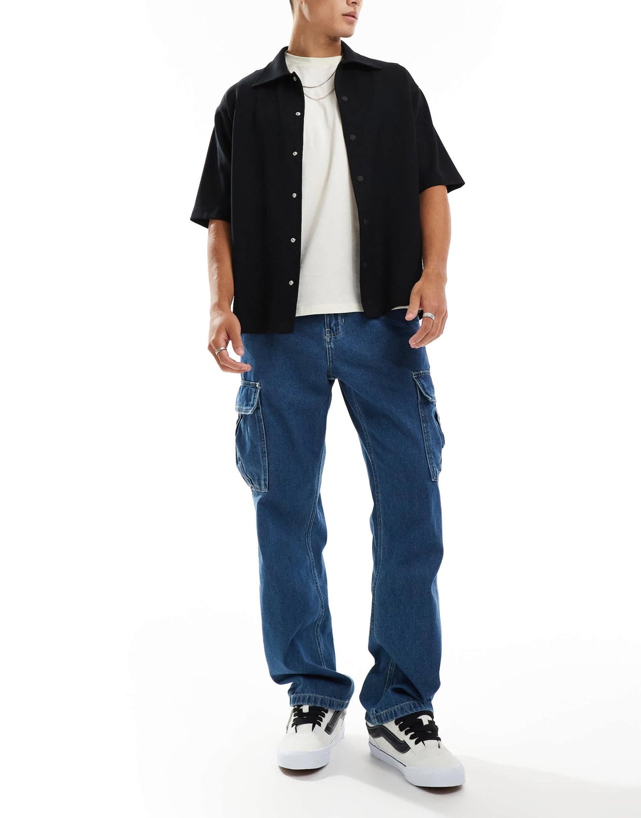 Vans service loose denim jeans in classic blue - ASOS Sample Sale EU Store