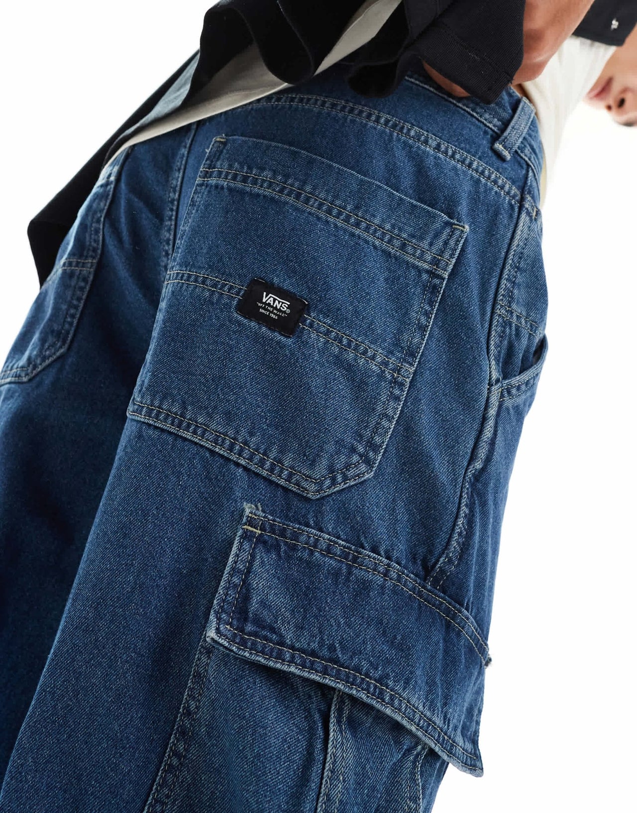 Vans service loose denim jeans in classic blue - ASOS Sample Sale EU Store