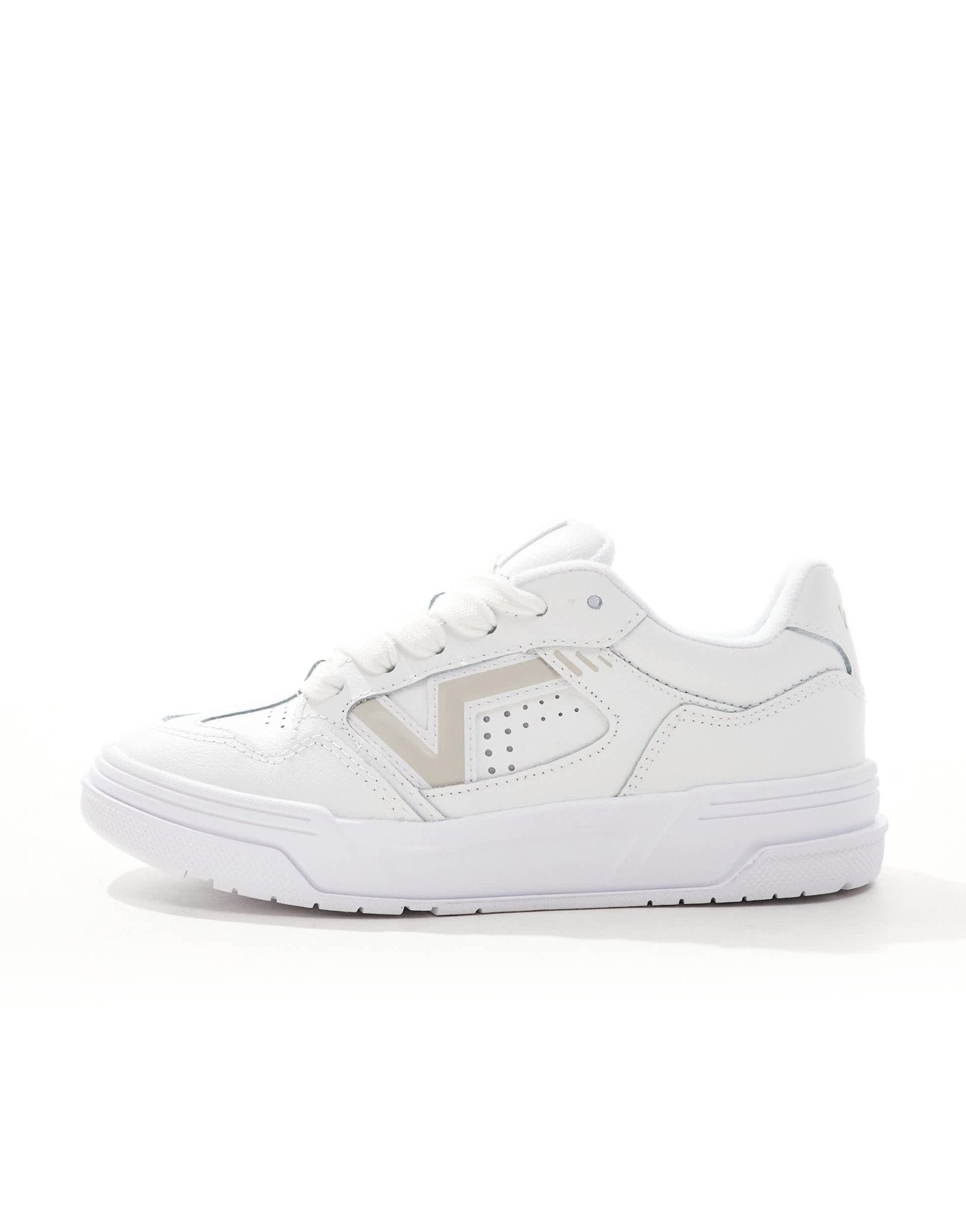 Vans upland chunky leather trainers in white and beige - ASOS Sample Sale EU Store