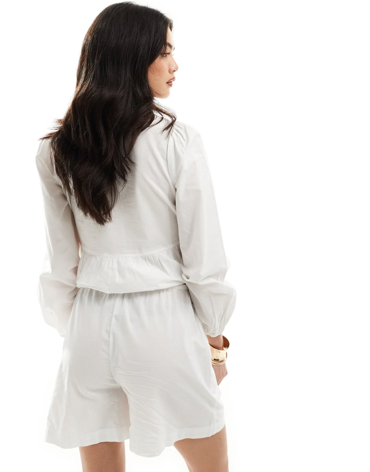 Vero Moda mix and match tie waist shorts in white - ASOS Sample Sale EU Store