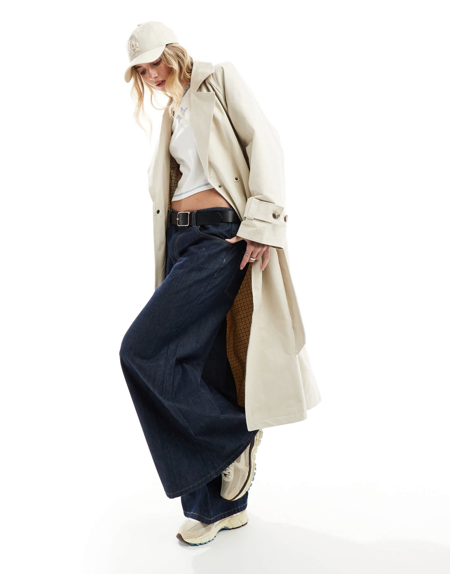 Vero Moda premium belted trench coat in sand - ASOS Sample Sale EU Store