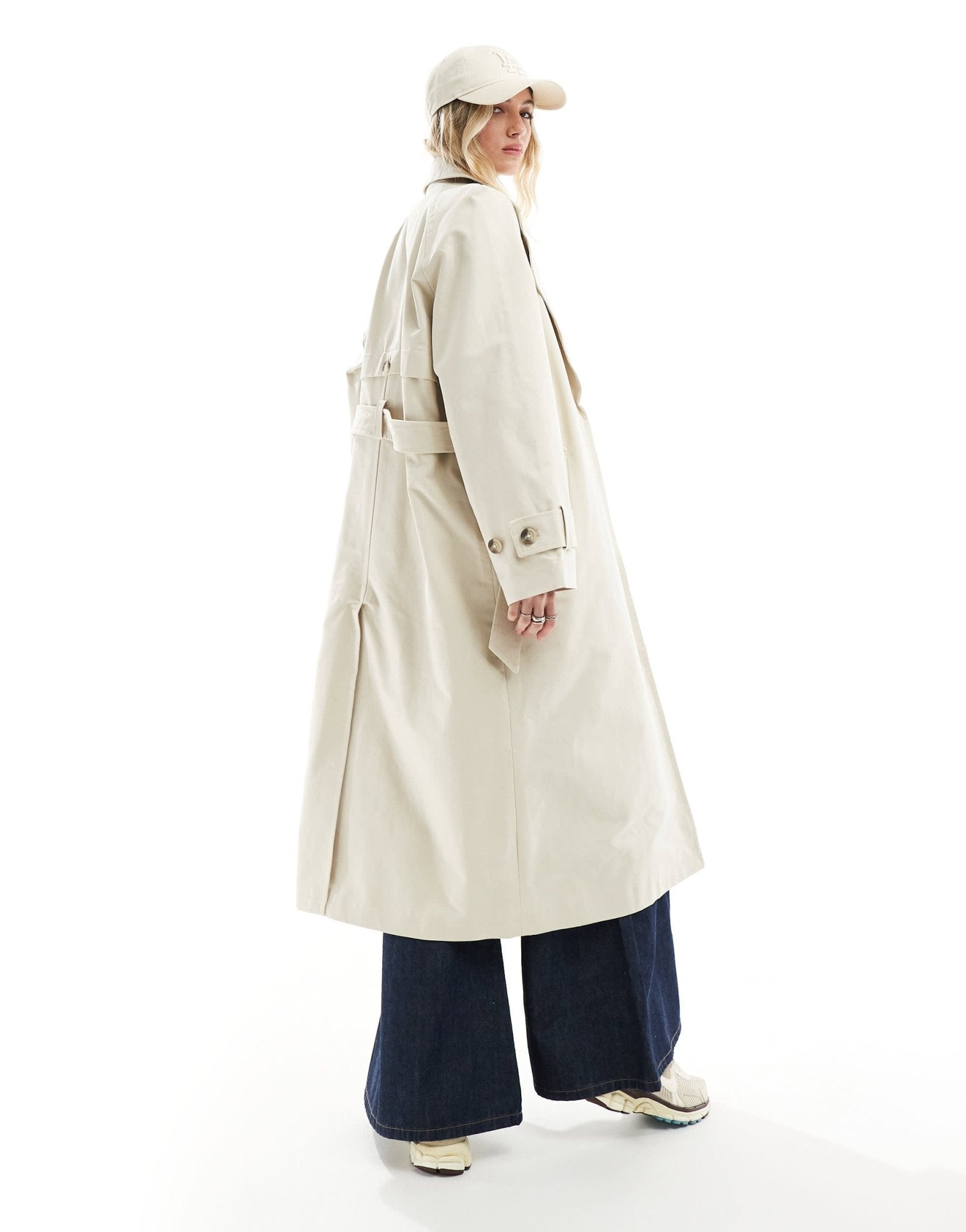 Vero Moda premium belted trench coat in sand - ASOS Sample Sale EU Store