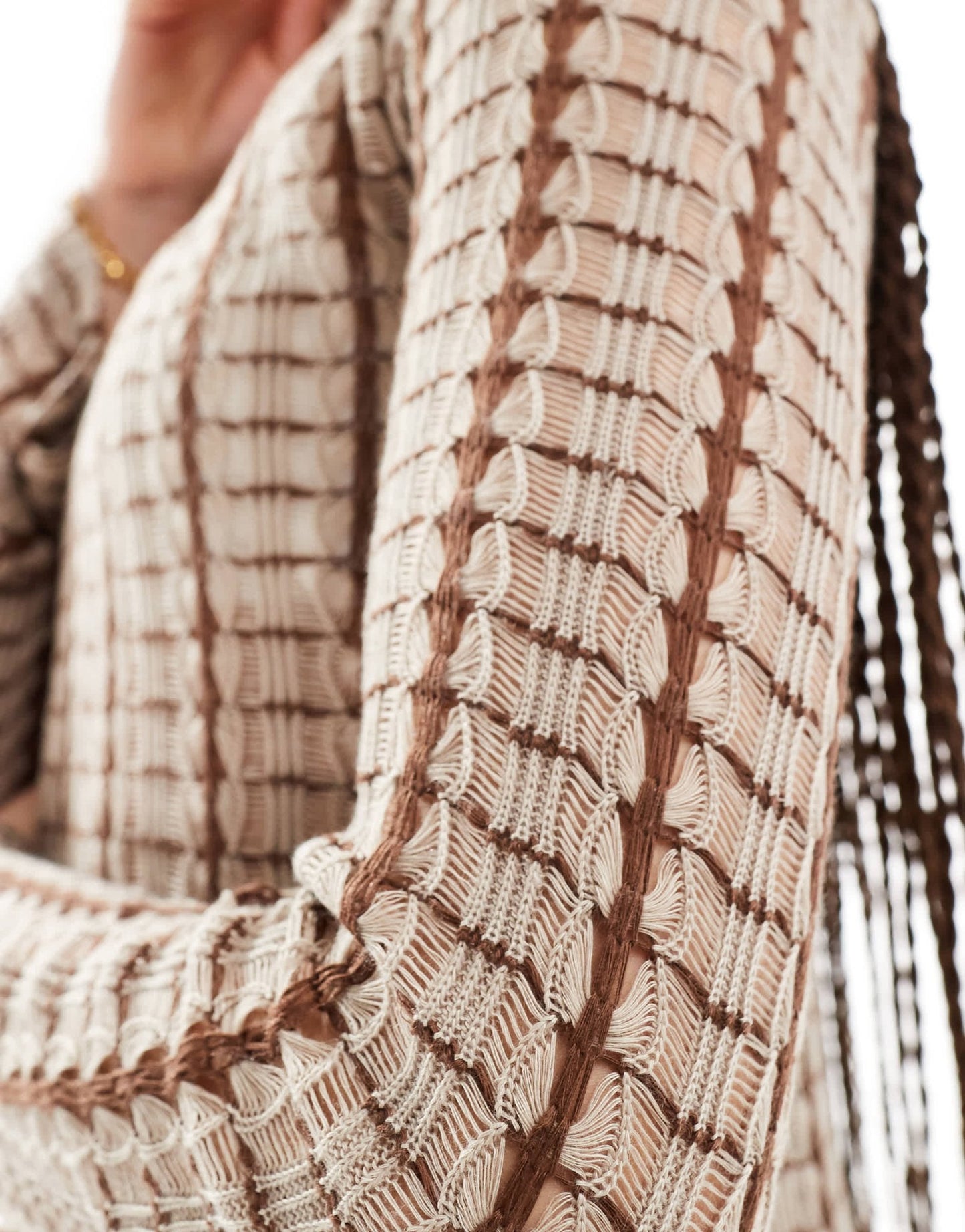 Vero Moda Tall crochet beach maxi dress in neutral - ASOS Sample Sale EU Store