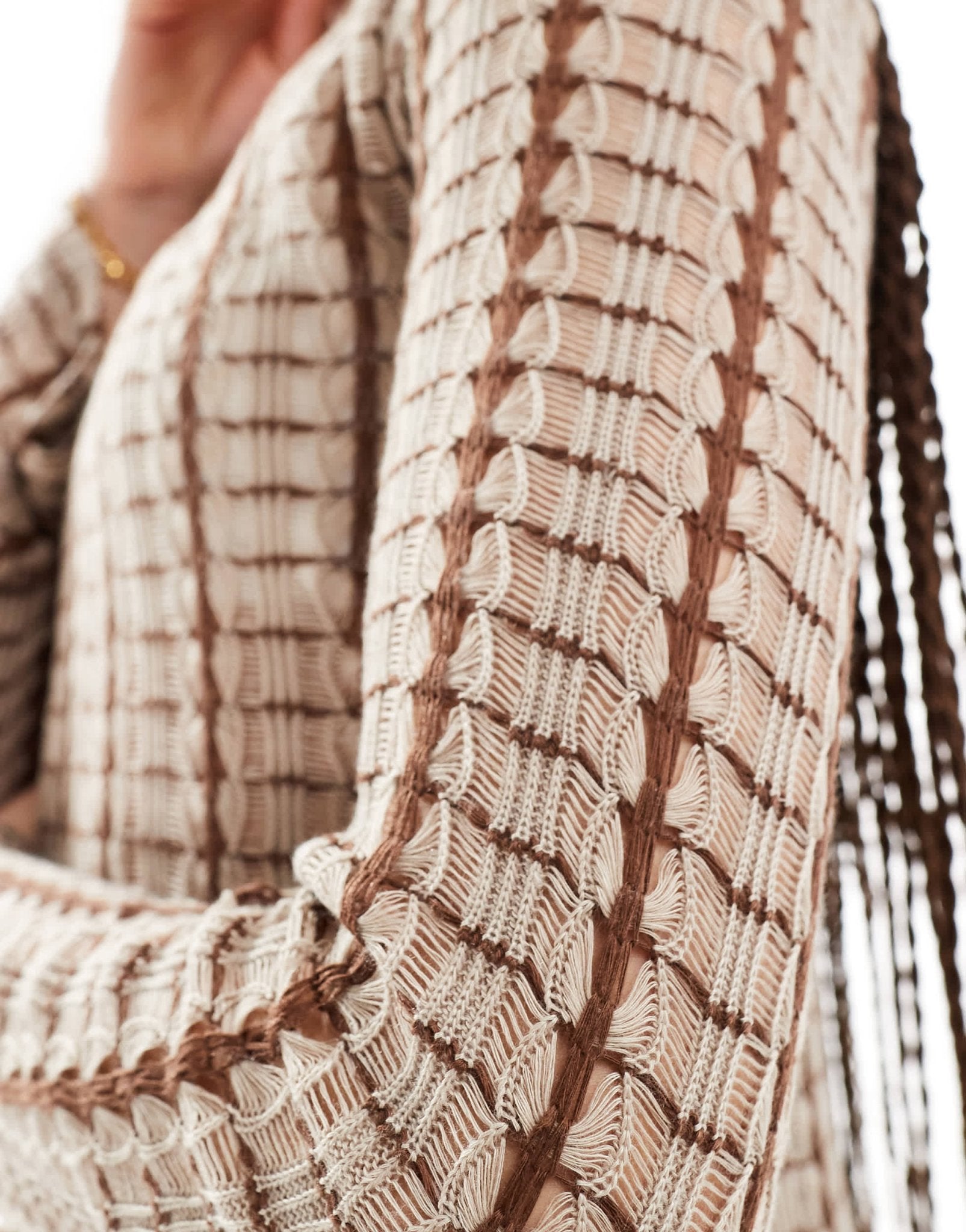 Vero Moda Tall crochet beach maxi dress in neutral - ASOS Sample Sale EU Store