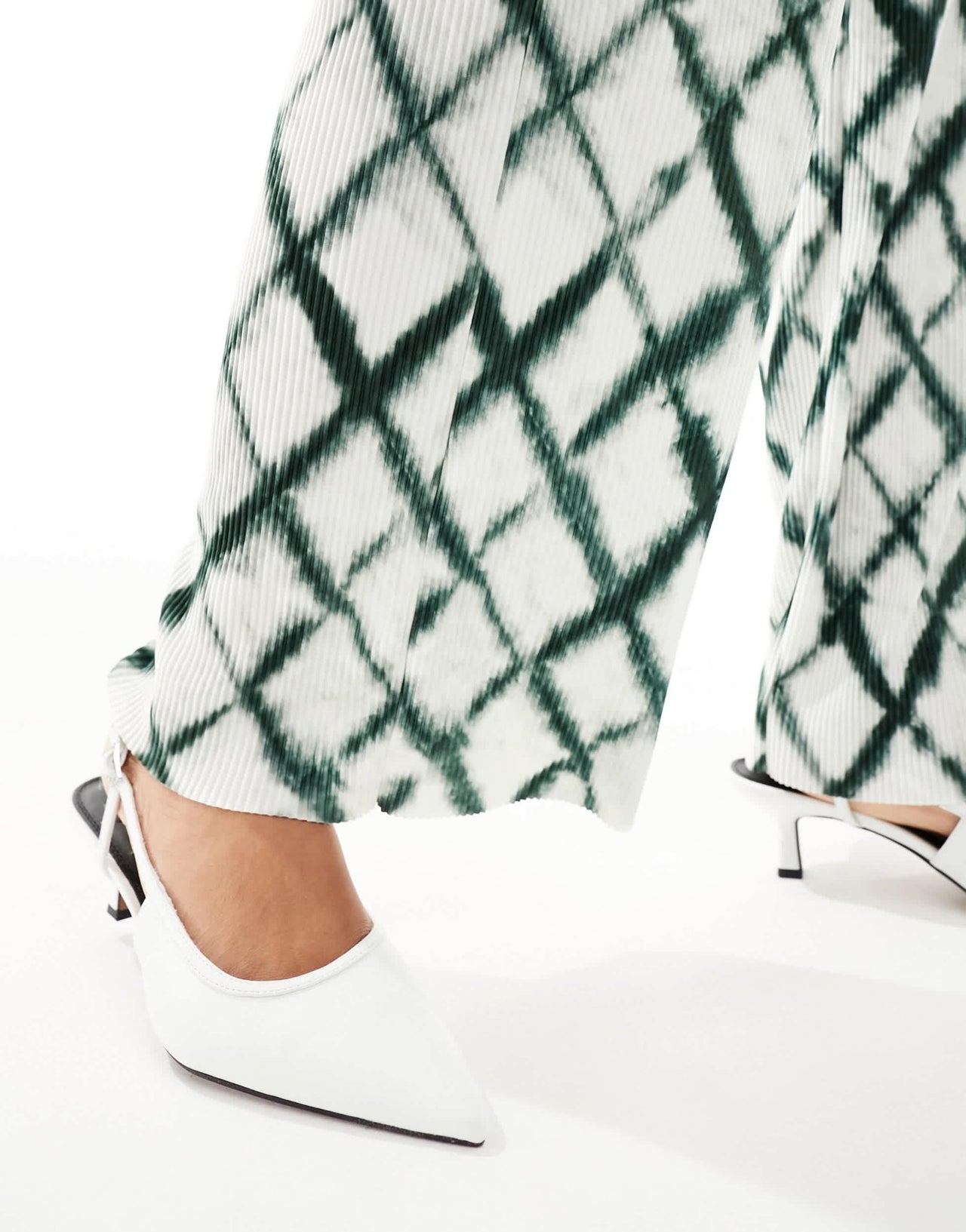 Vero Moda wide leg trouser co - ord in tie dye check - ASOS Sample Sale EU Store