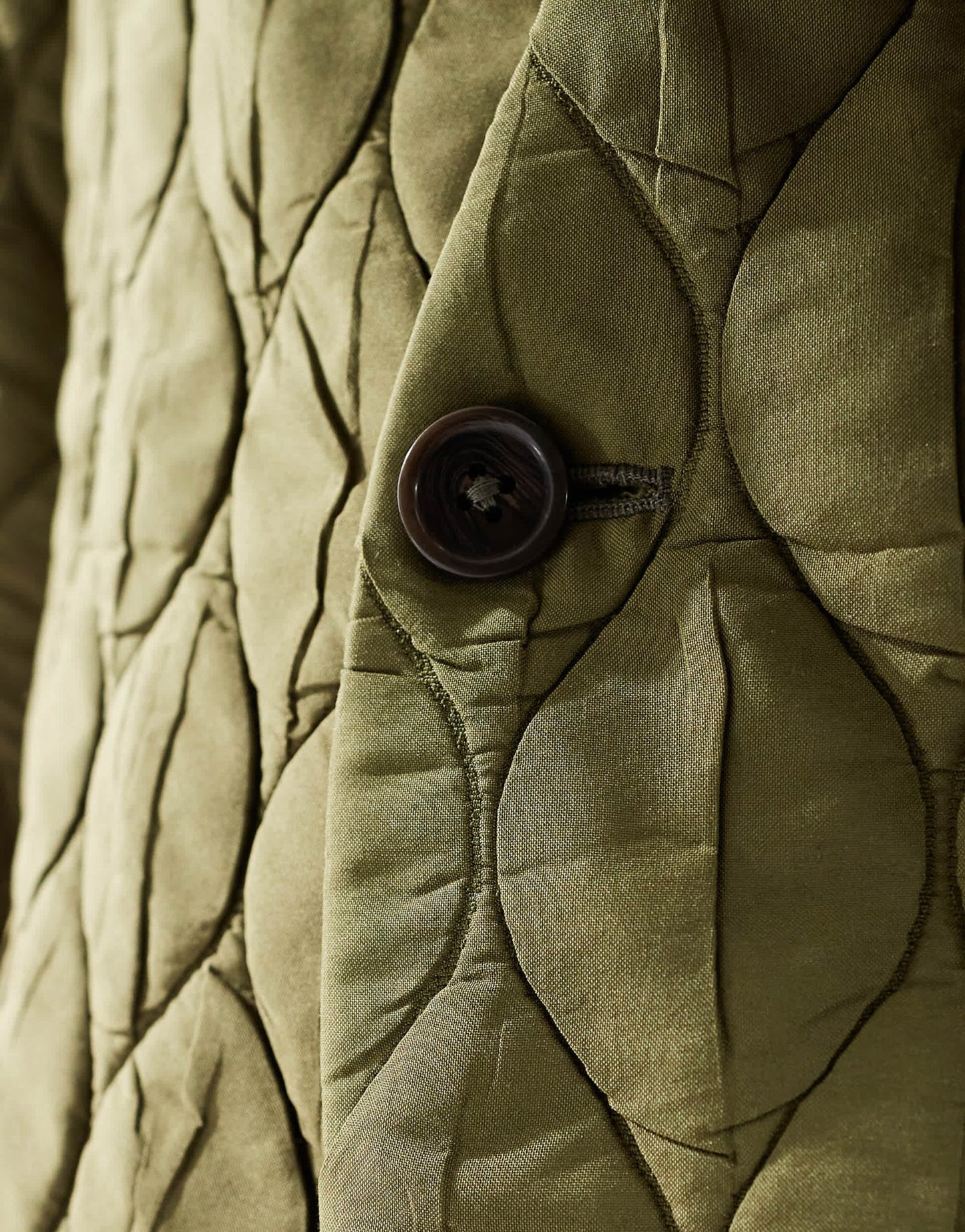Viggo casual oversized suit jacket in quilted khaki co - ord - ASOS Sample Sale EU Store