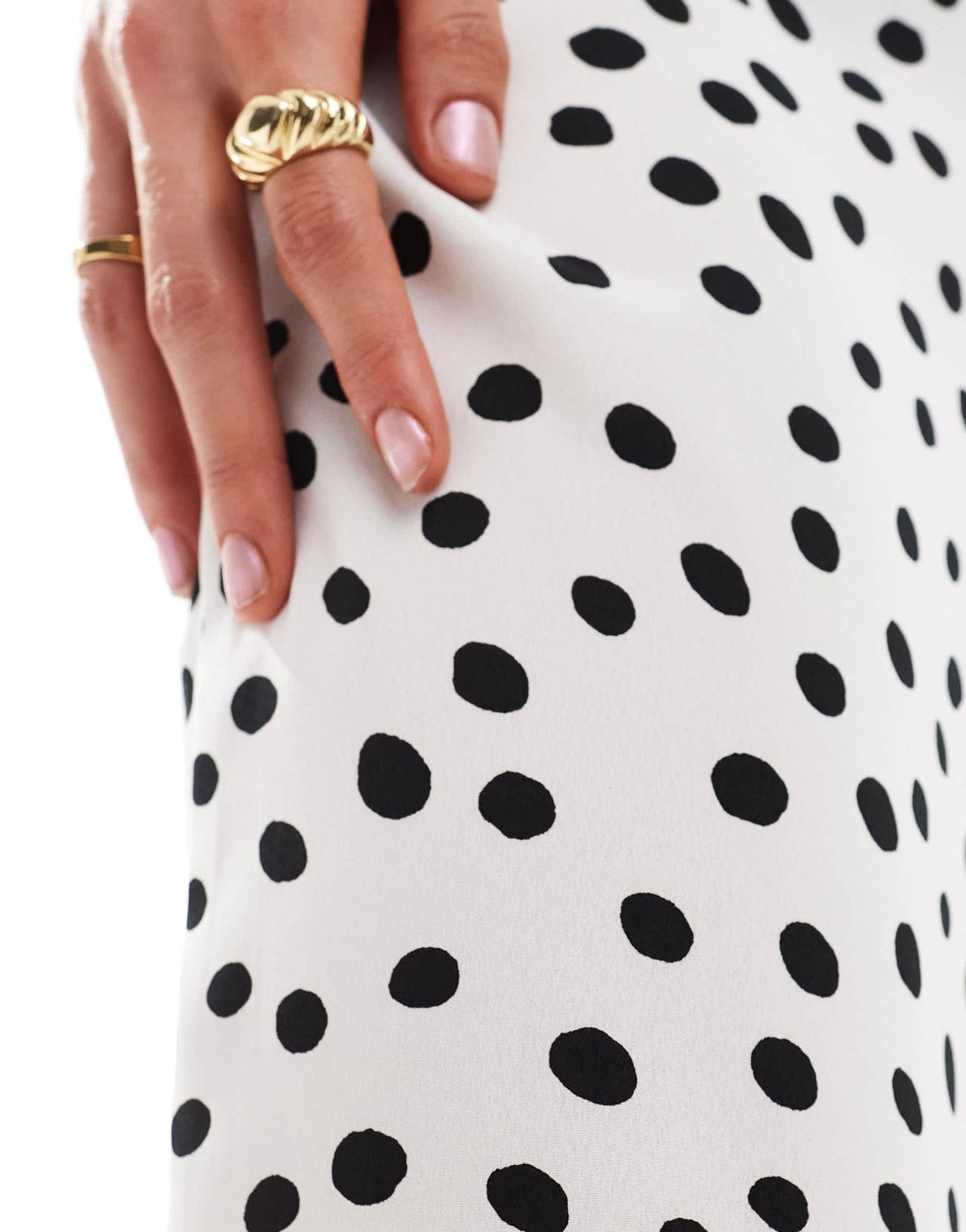 Wednesday's Girl polka dot wide leg trousers in white - ASOS Sample Sale EU Store