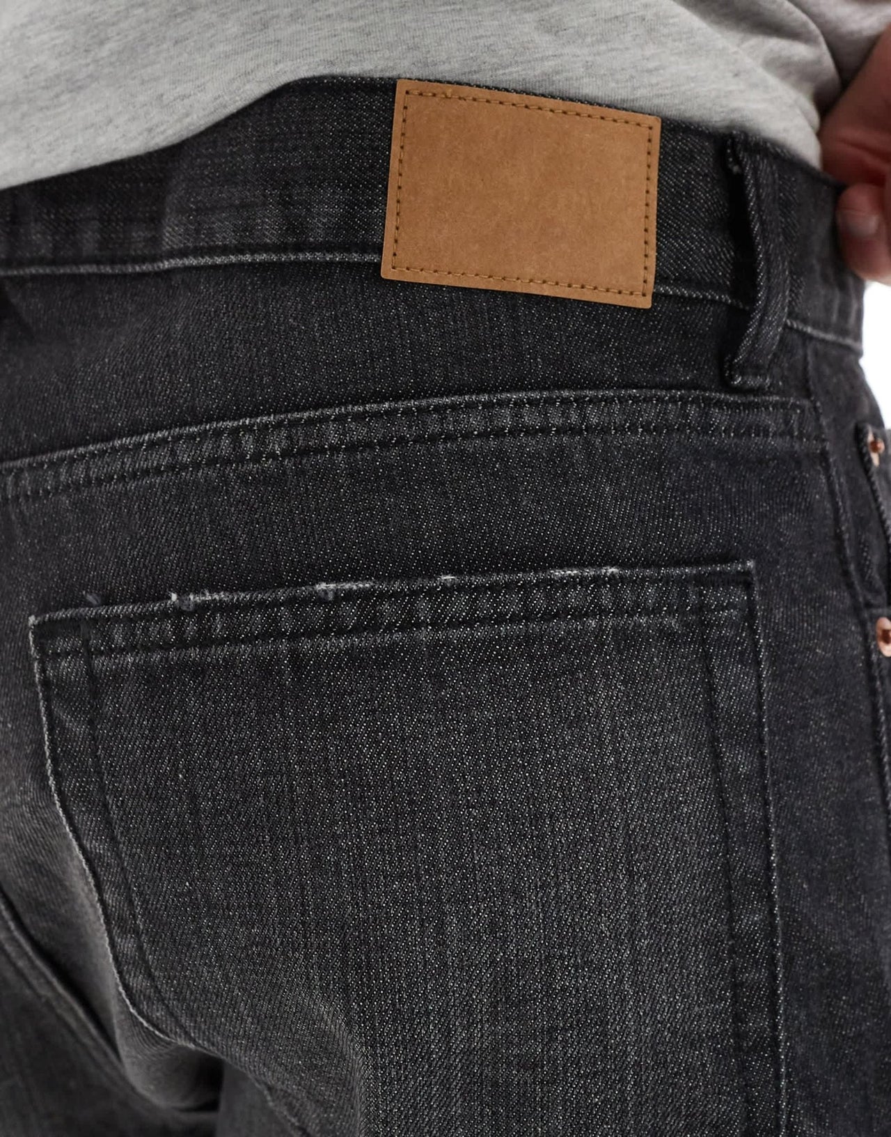Weekday Civic denim knee length shorts in black wash - ASOS Sample Sale EU Store