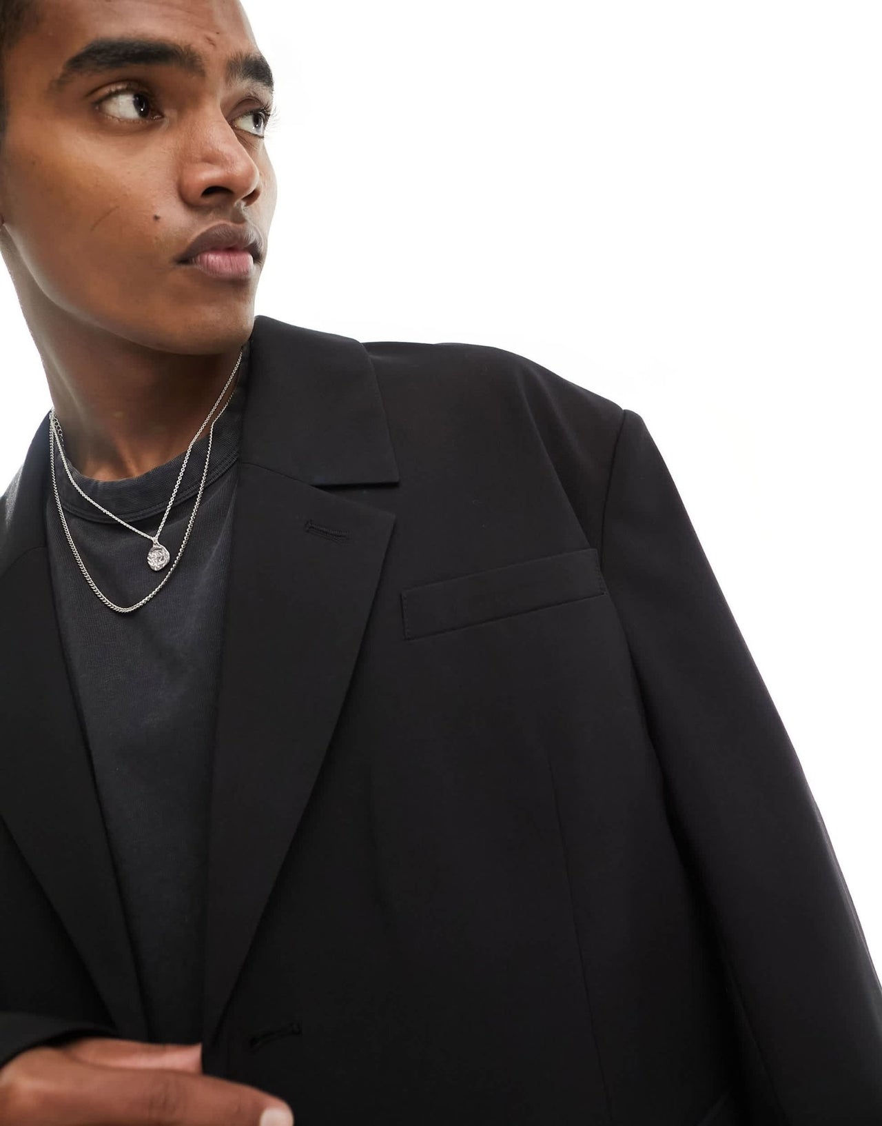 Weekday Eman oversized blazer in black - ASOS Sample Sale EU Store