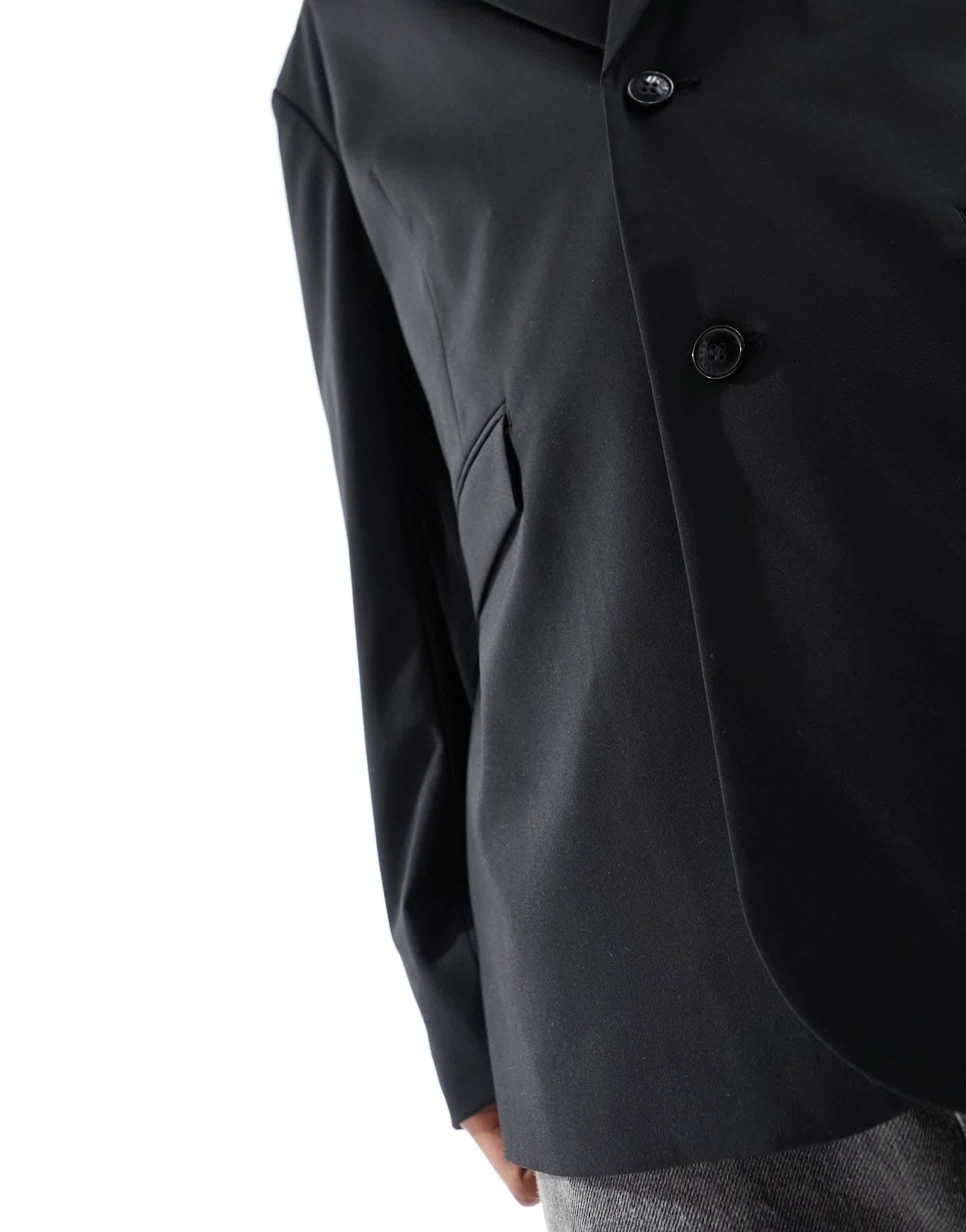 Weekday Eman oversized blazer in black - ASOS Sample Sale EU Store