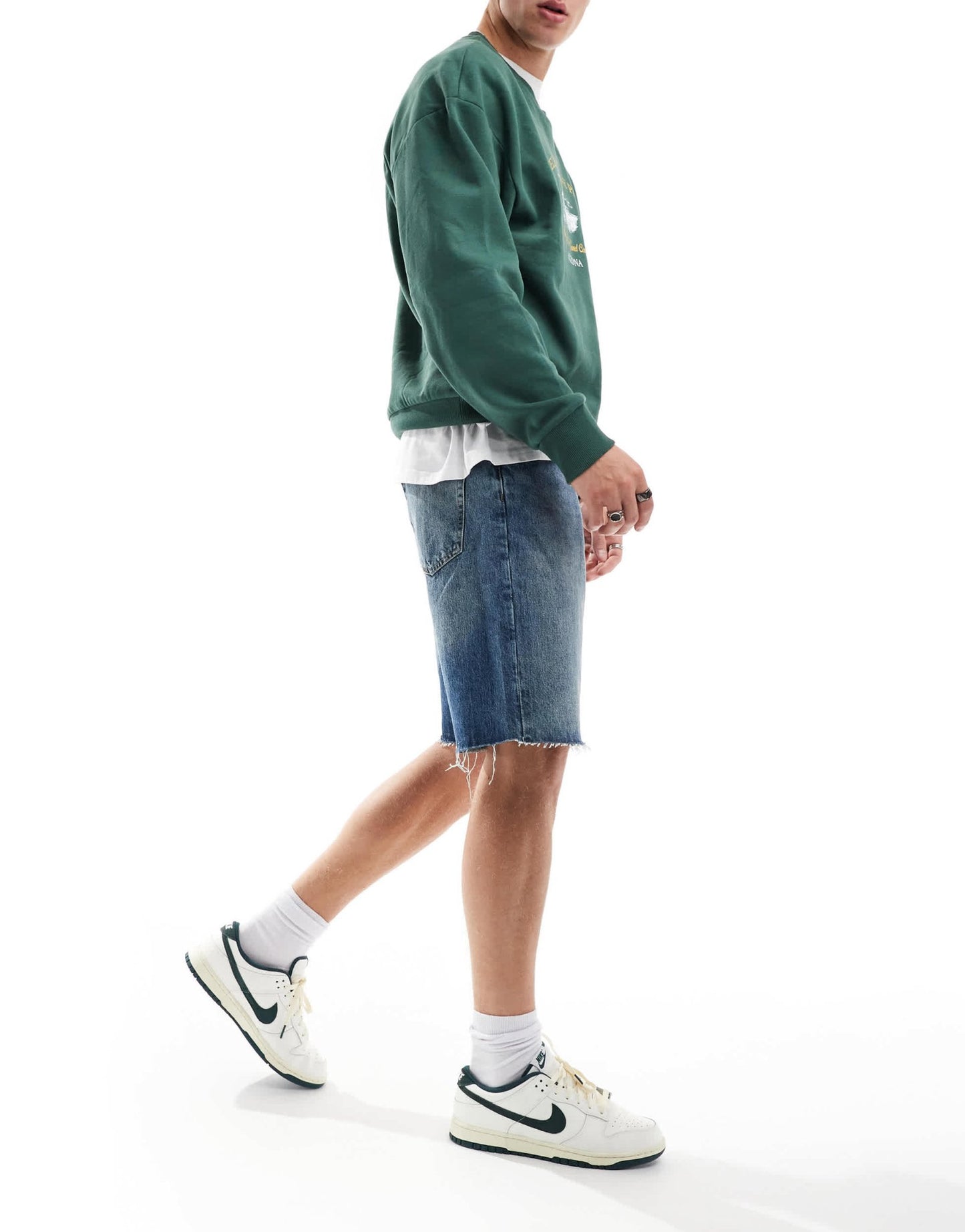 Weekday Galaxy loose fit denim shorts in mid blue wash - ASOS Sample Sale EU Store