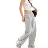 Weekday pantaloni larghi Hanna a quadri beige