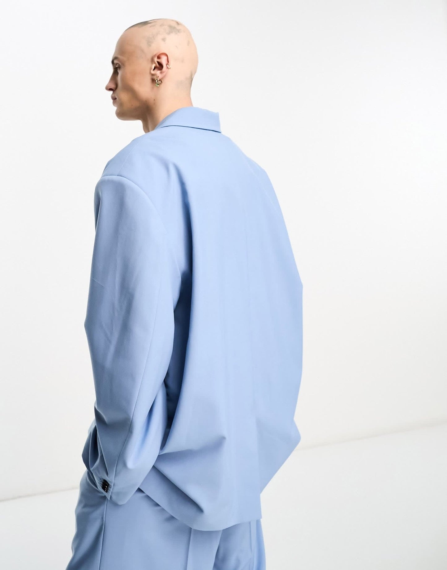 Weekday Klas co - ord loose fit blazer in powder blue exclusive to ASOS - ASOS Sample Sale EU Store