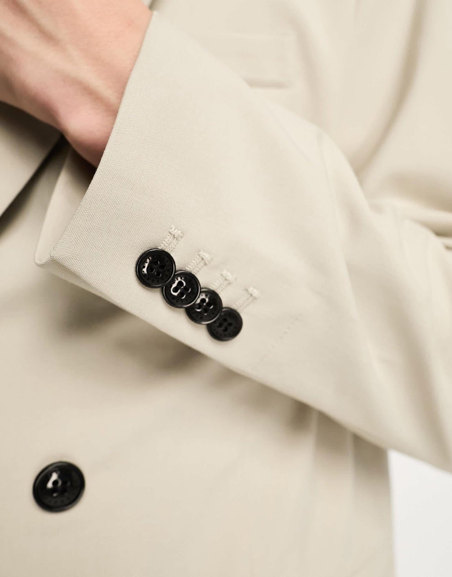 Weekday Leo co - ord double breasted blazer in light grey exclusive to ASOS - ASOS Sample Sale EU Store