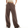 Joggers de corte ancho y suelto Weekday en topo