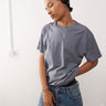 Weekday t-shirt oversize bleu acier