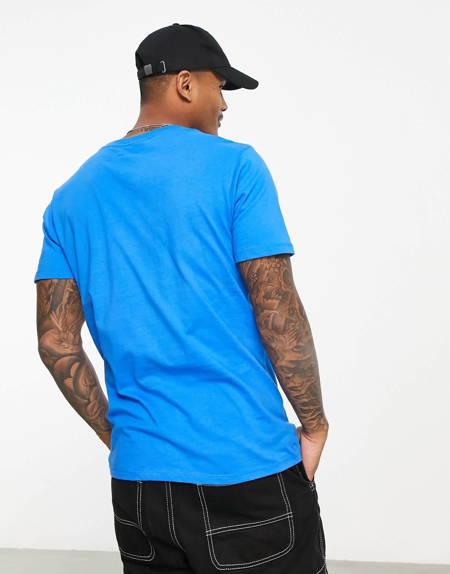 WESC printed t-shirt in blue - ASOS Sample Sale EU Store