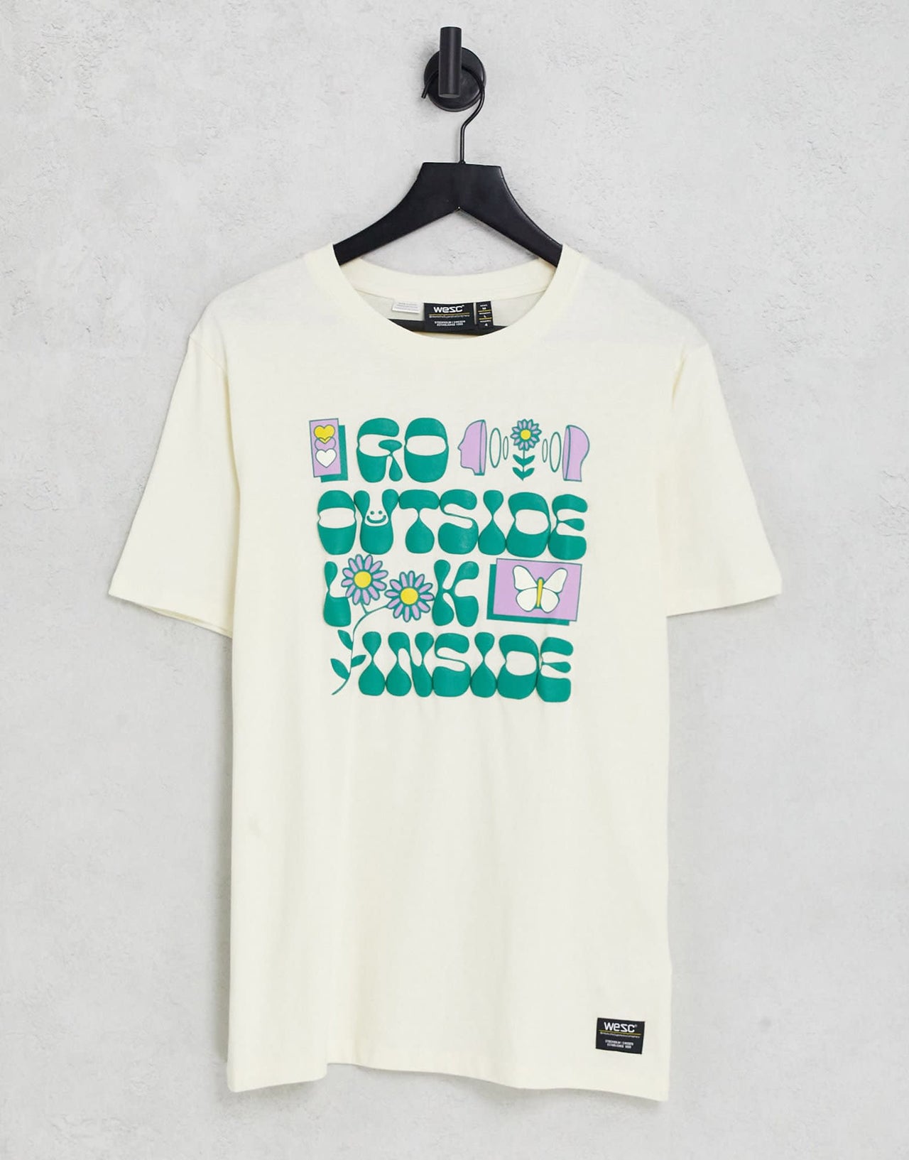 WESC t-shirt with print in stone - ASOS Sample Sale EU Store