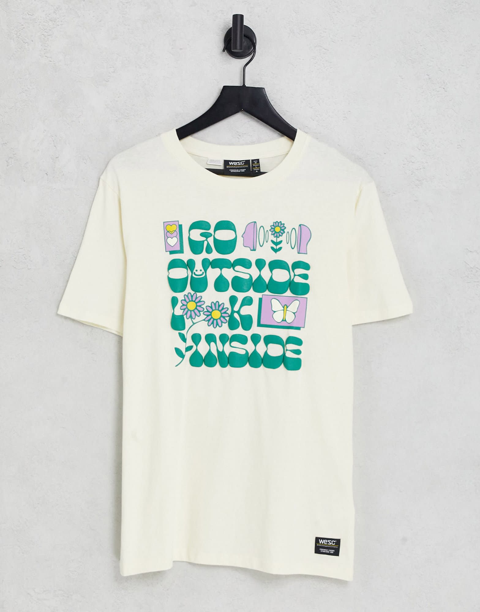 WESC t-shirt with print in stone - ASOS Sample Sale EU Store