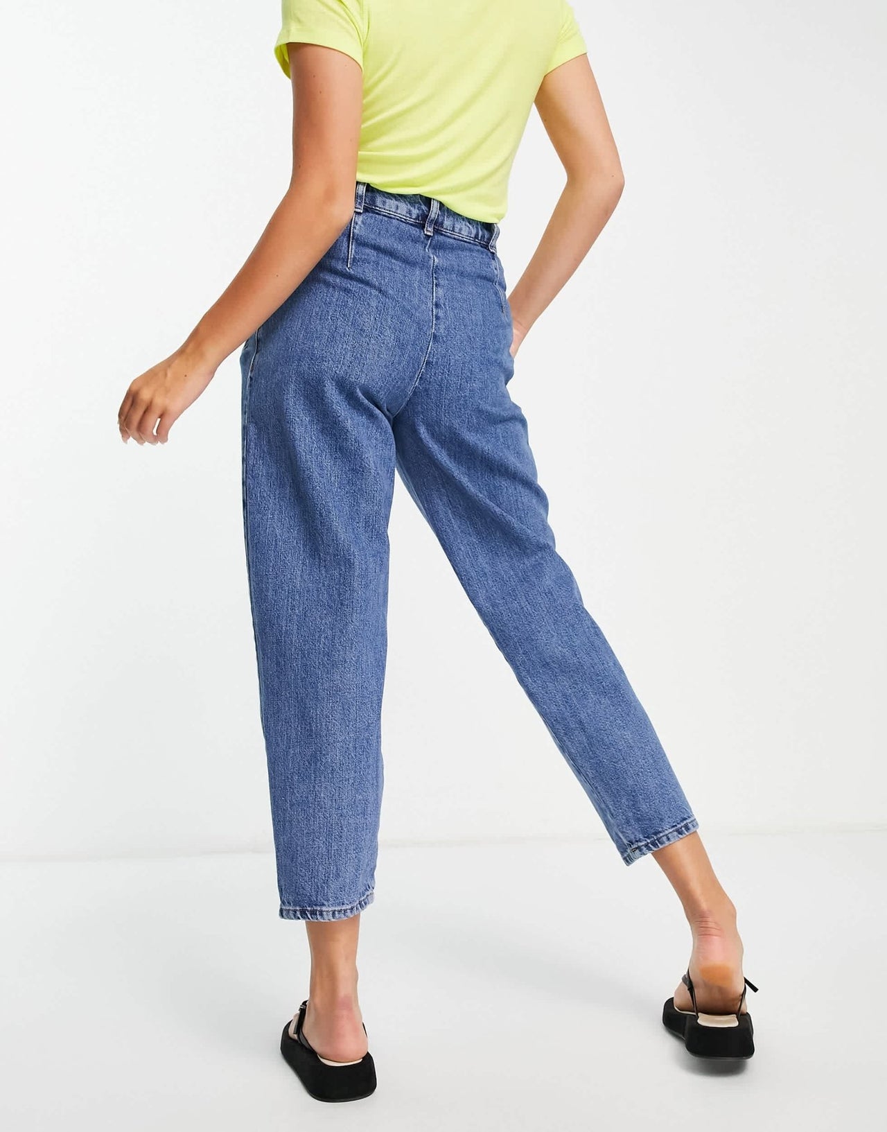 Whistles authentic pleat front jeans in dark blue - ASOS Sample Sale EU Store
