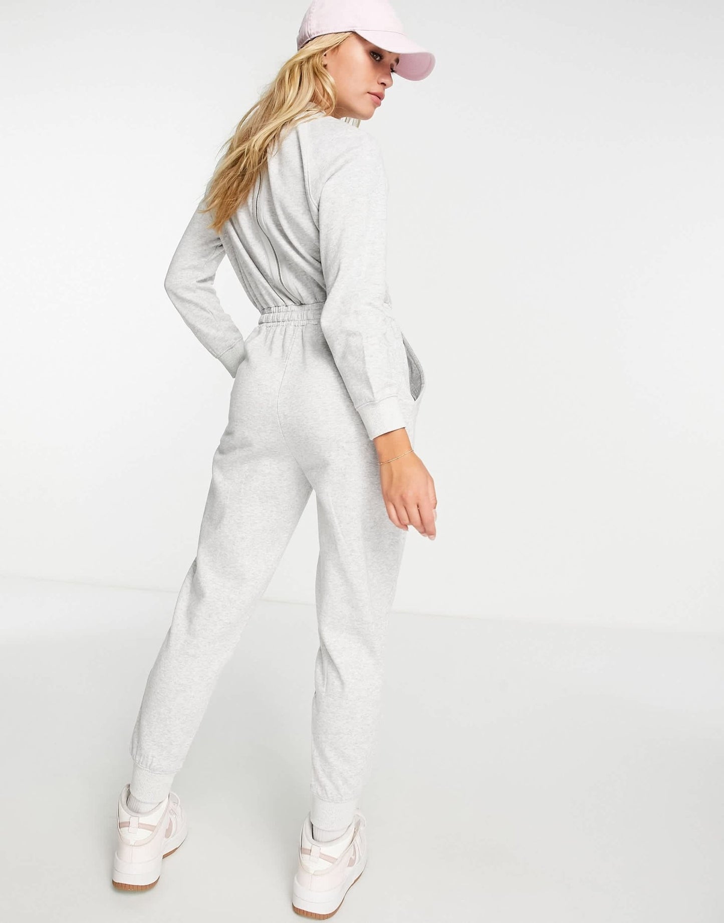 Whistles sasha drawstring jumpsuit in grey - ASOS Sample Sale EU Store