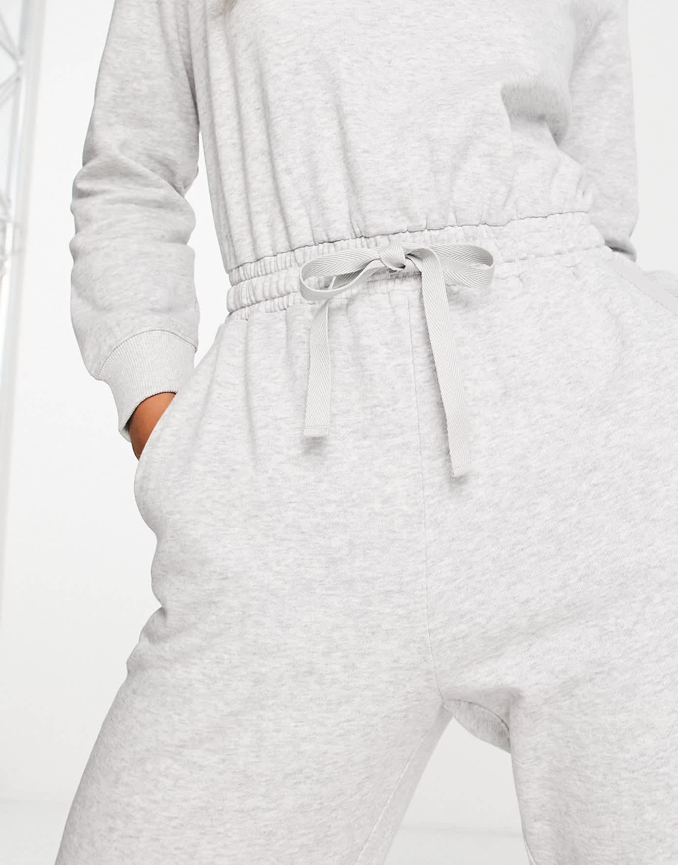 Whistles sasha drawstring jumpsuit in grey - ASOS Sample Sale EU Store