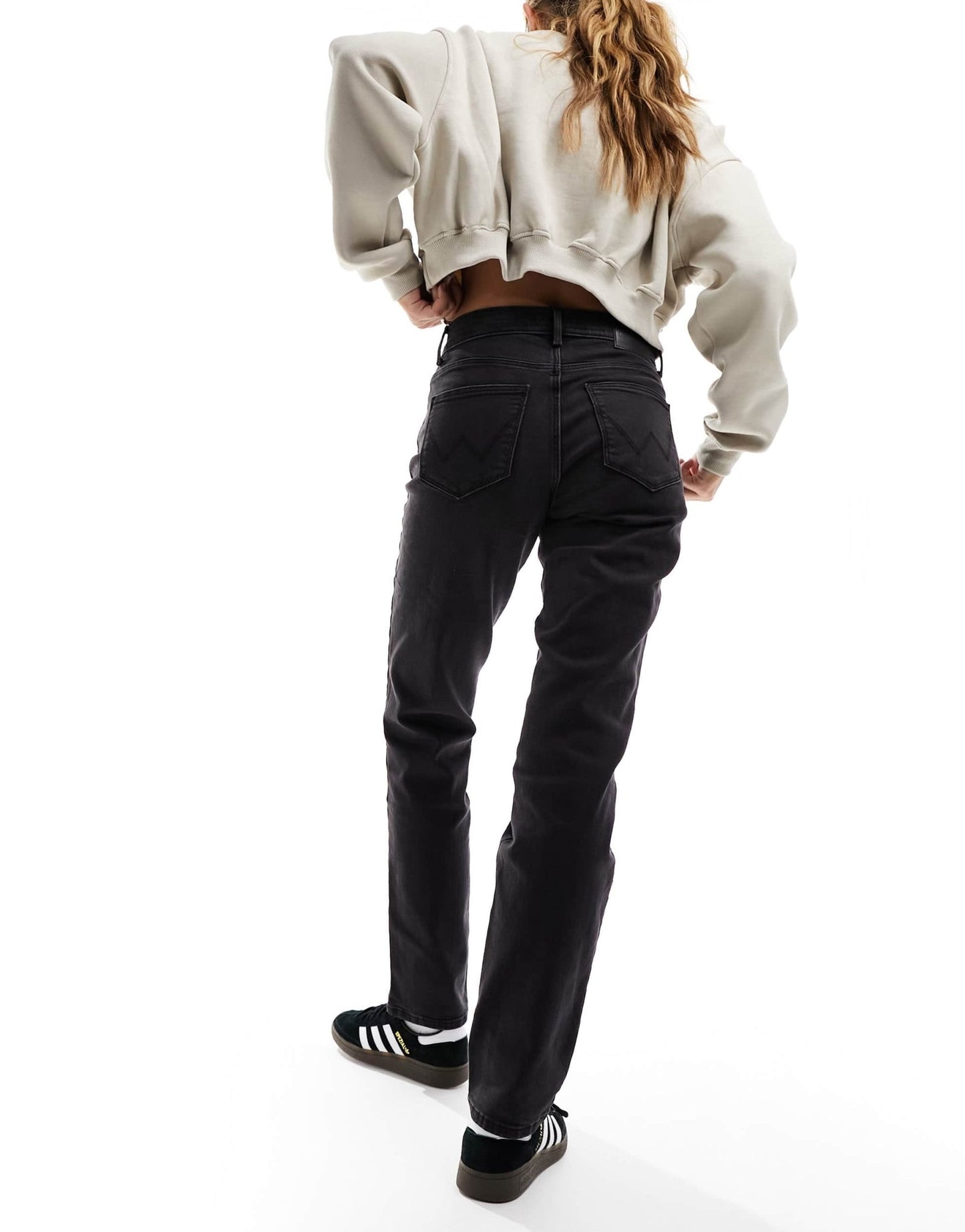 Wrangler straight fit jeans in black - ASOS Sample Sale EU Store