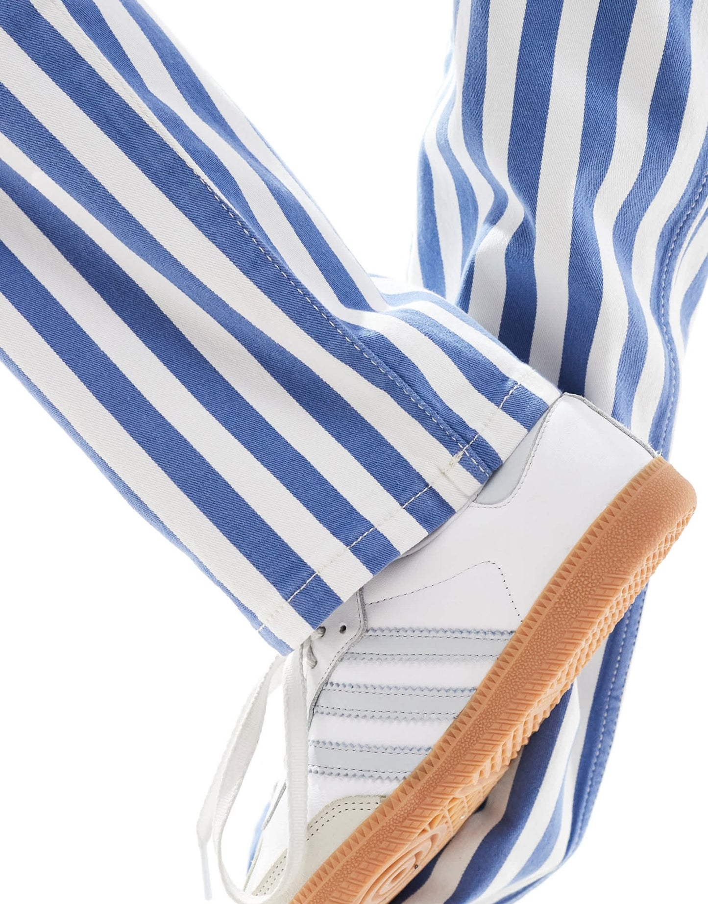 Wrangler sunset stripe straight fit jeans in blue - ASOS Sample Sale EU Store
