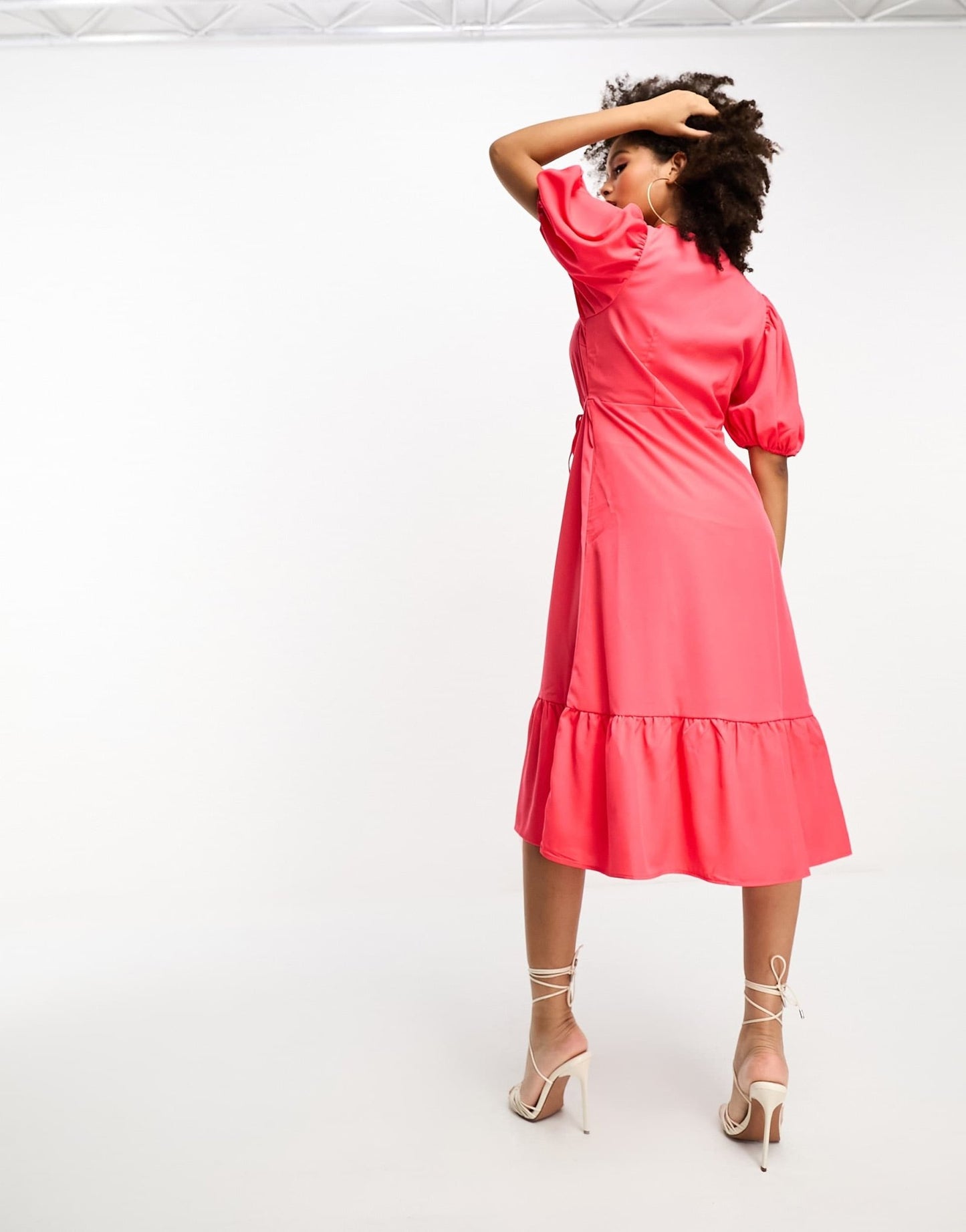 Y.A.S midi wrap dress in red - ASOS Sample Sale EU Store