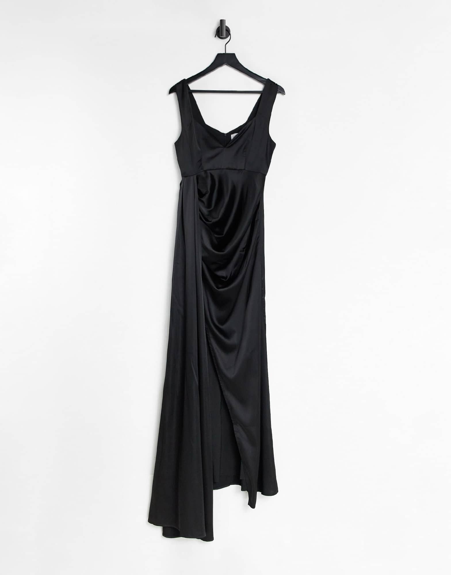 Yaura sweetheart midaxi dress in black - ASOS Sample Sale EU Store