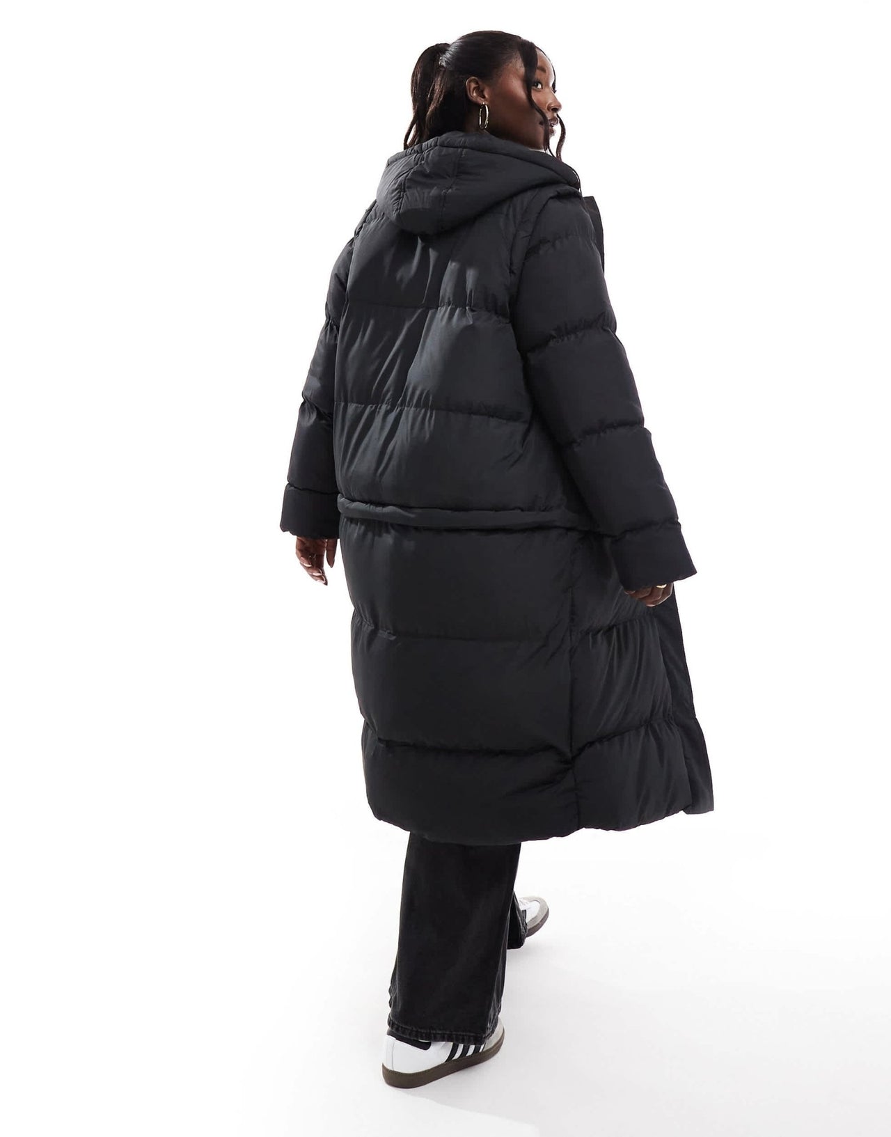 Yours 5 in 1 padded jacket in black - ASOS Sample Sale EU Store