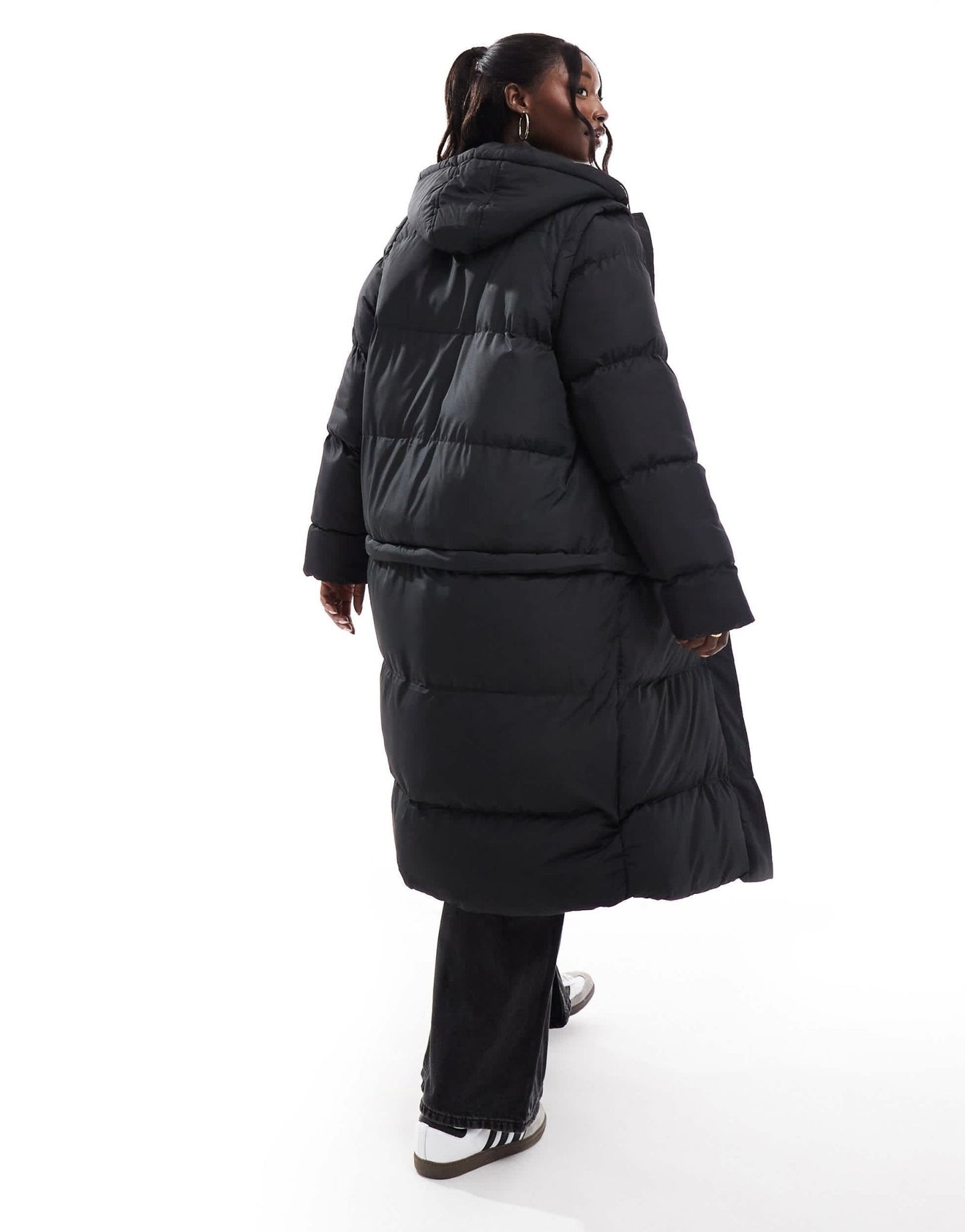 Yours 5 in 1 padded jacket in black - ASOS Sample Sale EU Store