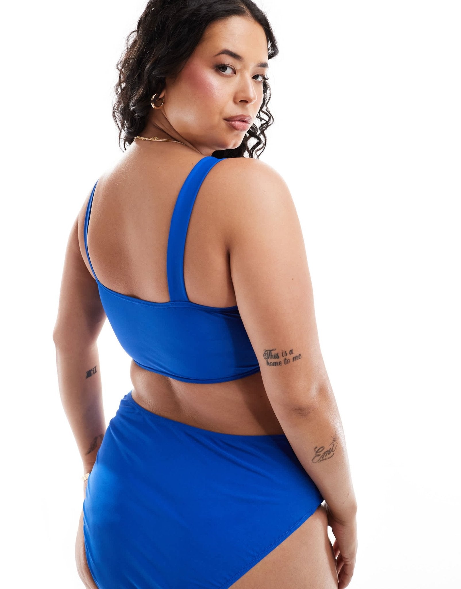 Yours jewel bikini top in cobalt - ASOS Sample Sale EU Store