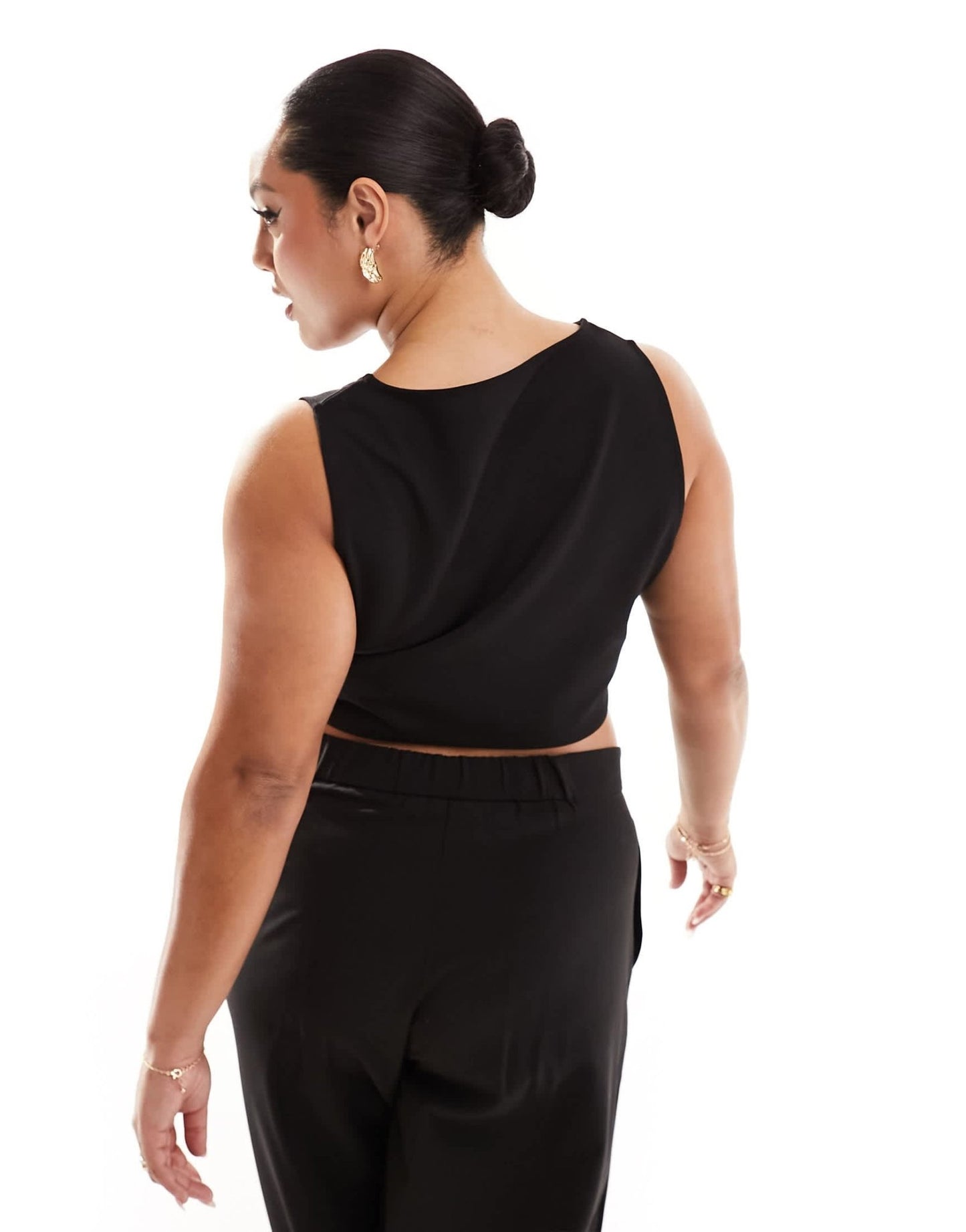 Yours waistcoat top in black - ASOS Sample Sale EU Store
